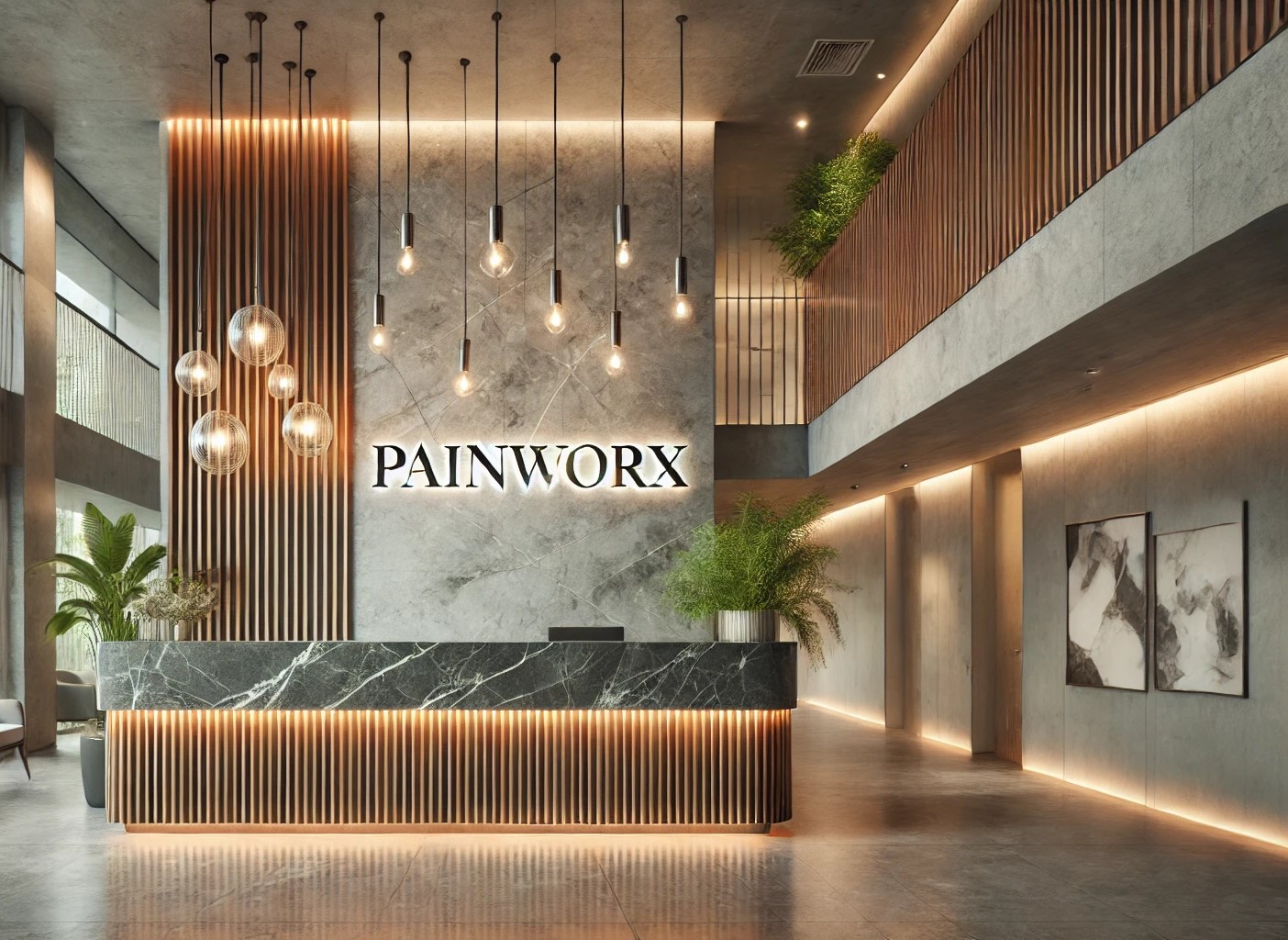 Reception area